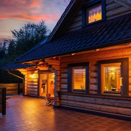 Poziomkowy Dom- Wisla, Dom Z Bali, Sauna, Taras فيلة